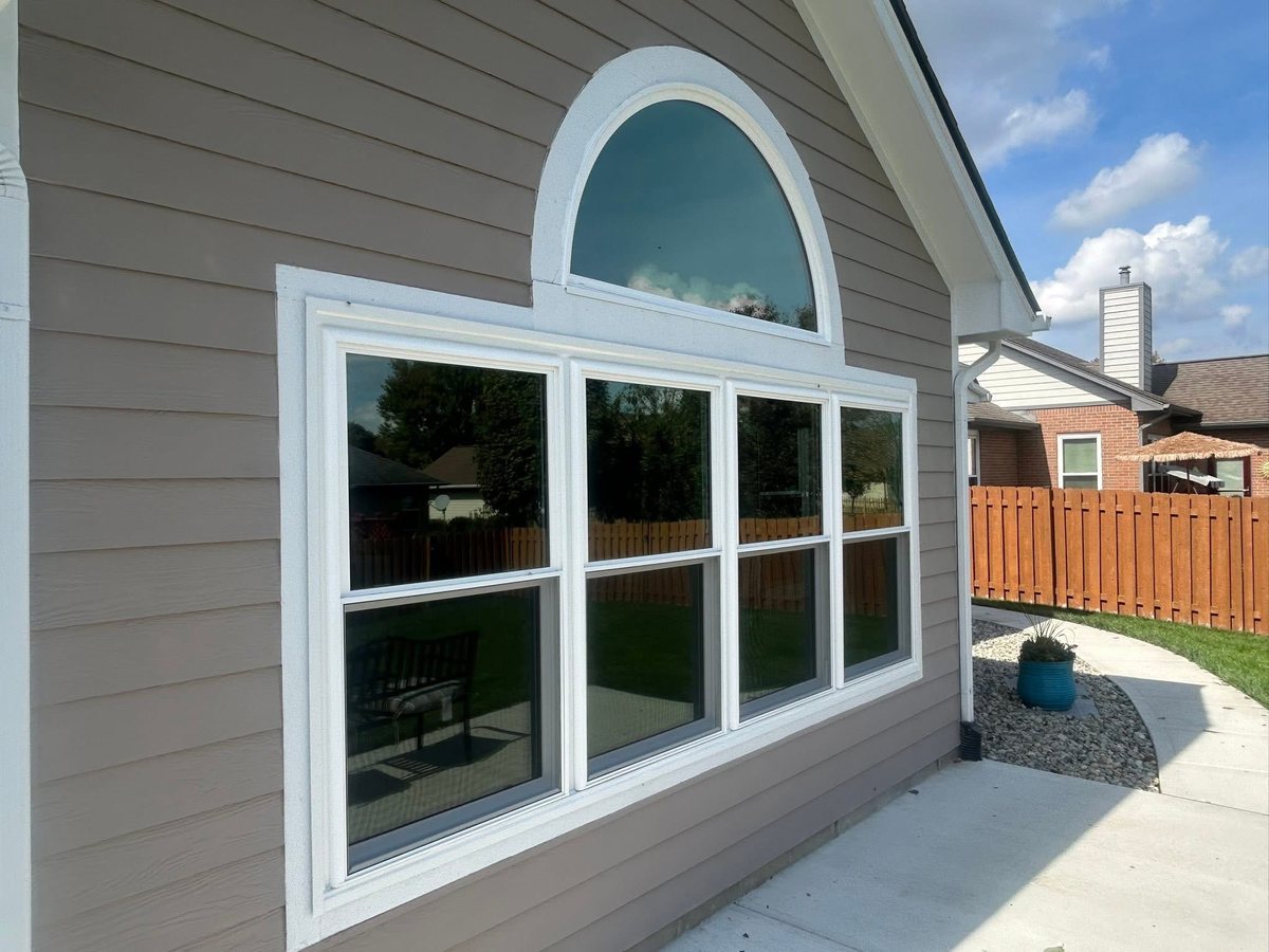Half-round transom by Southwest Home Services