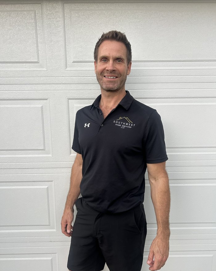 Scot Johnson in a Southwest Home Services shirt